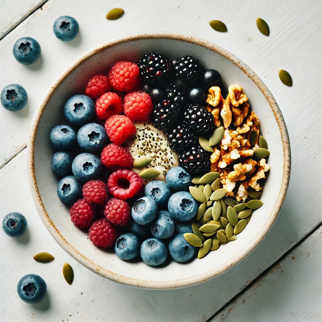 Salade aux Baies et Noix pour la Santé des Yeux