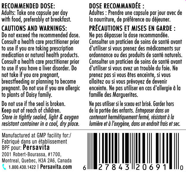 Saffron 2020 Supplément contre la dégénérescence des yeux-PERSAVITA CANADA