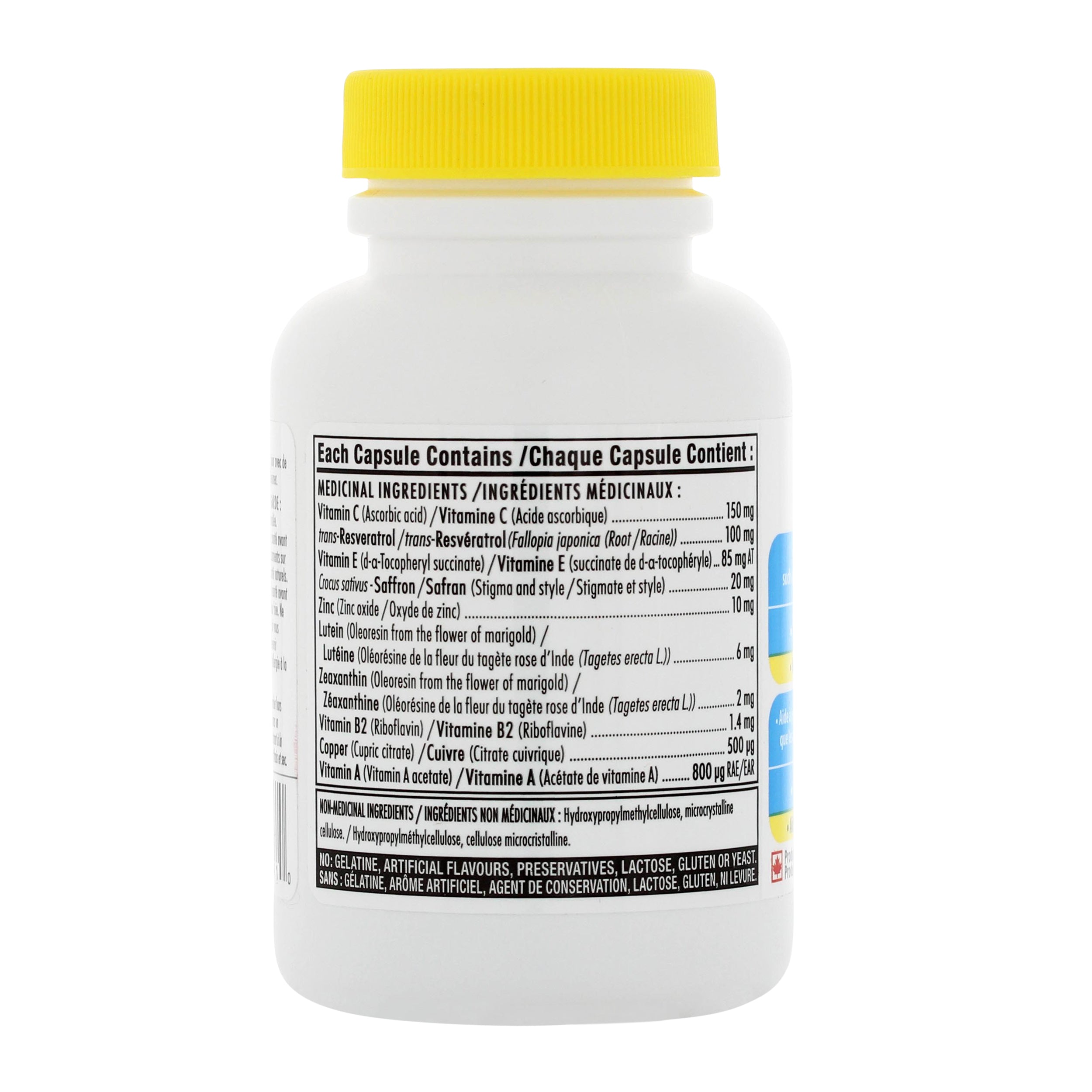 Saffron 2020 Supplément contre la dégénérescence des yeux-PERSAVITA CANADA