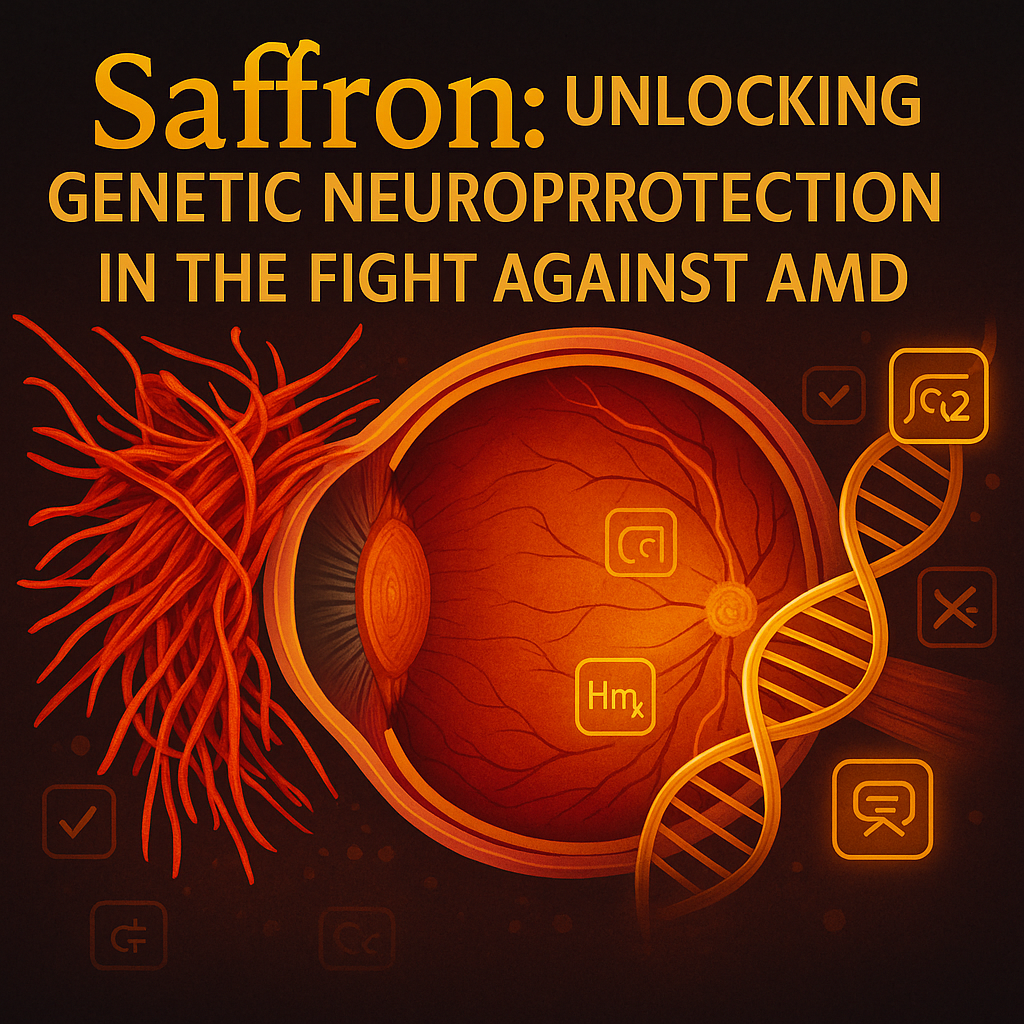 Saffron and the Retina: How a Natural Spice Influences the Genetic Defenses That Protect Your Vision
