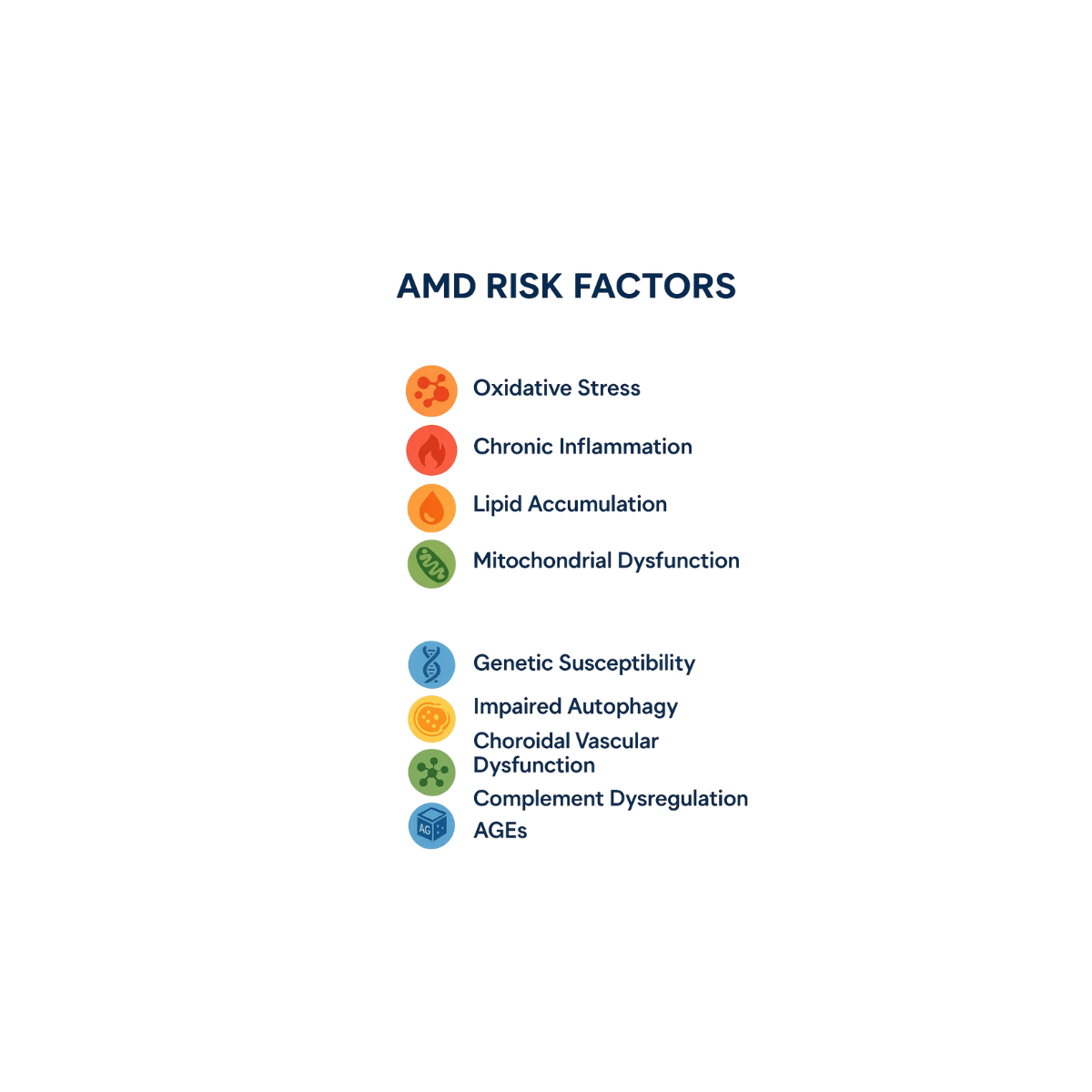 Understanding the Underlying Causes of AMD: 9 Key Mechanisms